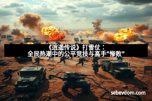 《逍遥传说》打雪仗：全民热潮中的公平竞技与高手“惨败”